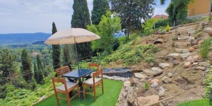 Outdoor dining - Peaceful village stay (Karousades)