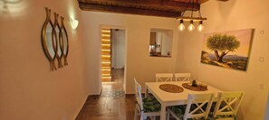 Dining - Peaceful village stay (Karousades)