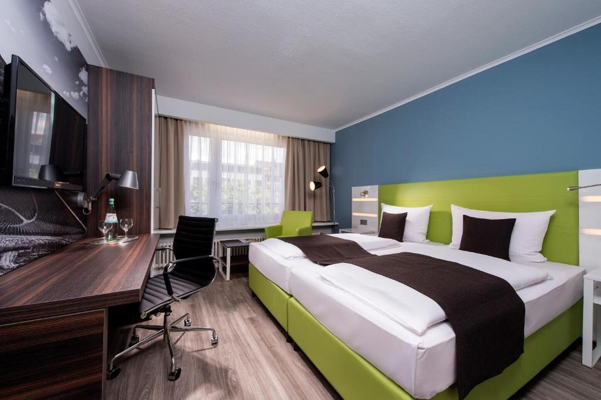 Desk, iron/ironing board, free WiFi, bed sheets