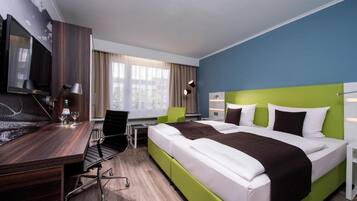 Desk, iron/ironing board, free WiFi, bed sheets