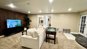 TV, video games, table football, books