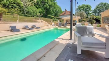 Opvarmet pool