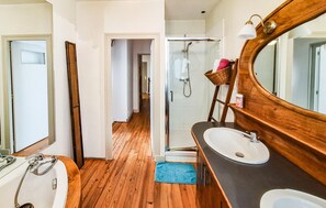 Shower, hair dryer - Jolie maison avec piscine (Castet-Arrouy)