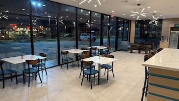 Free daily buffet breakfast