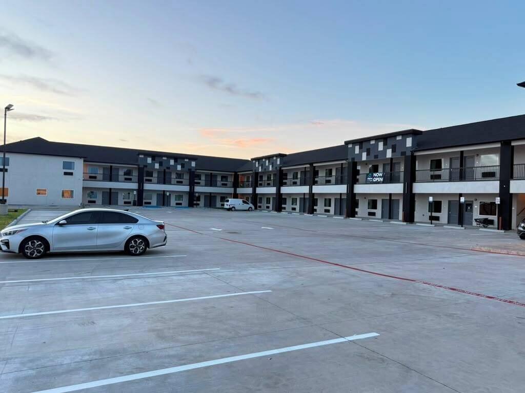 Front of property – evening/night