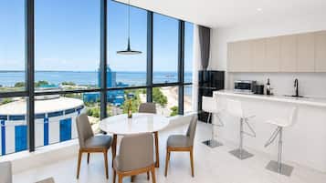 Suite, 1 Bedroom, Ocean View (1 King Bed) | In-room safe, desk, laptop workspace, blackout curtains