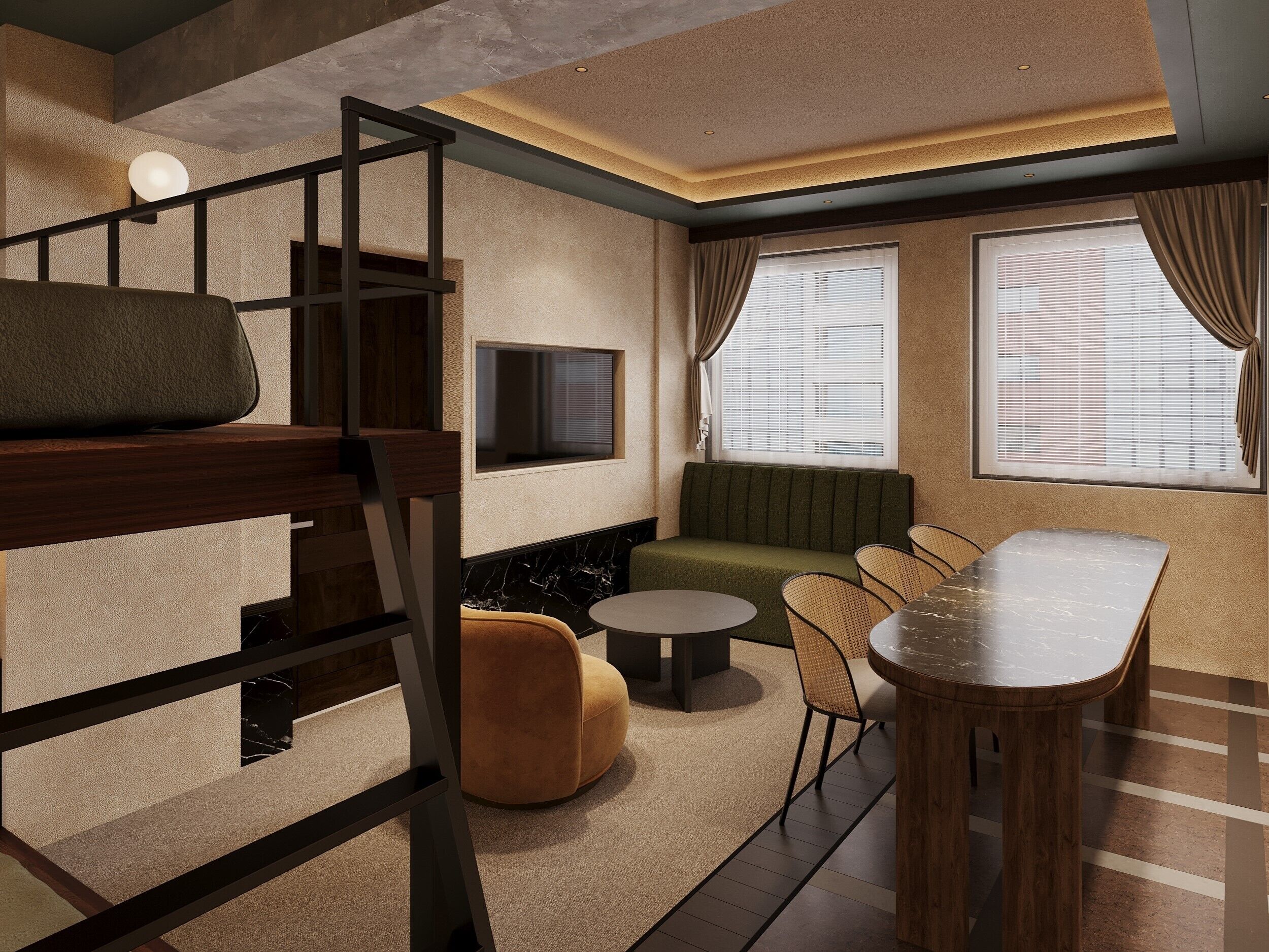 Superior Studio | Desk, blackout drapes, iron/ironing board, free WiFi