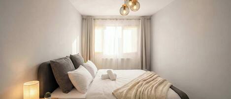 Iron/ironing board, WiFi, bed sheets
