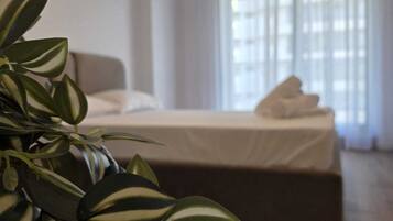 Iron/ironing board, WiFi, bed sheets