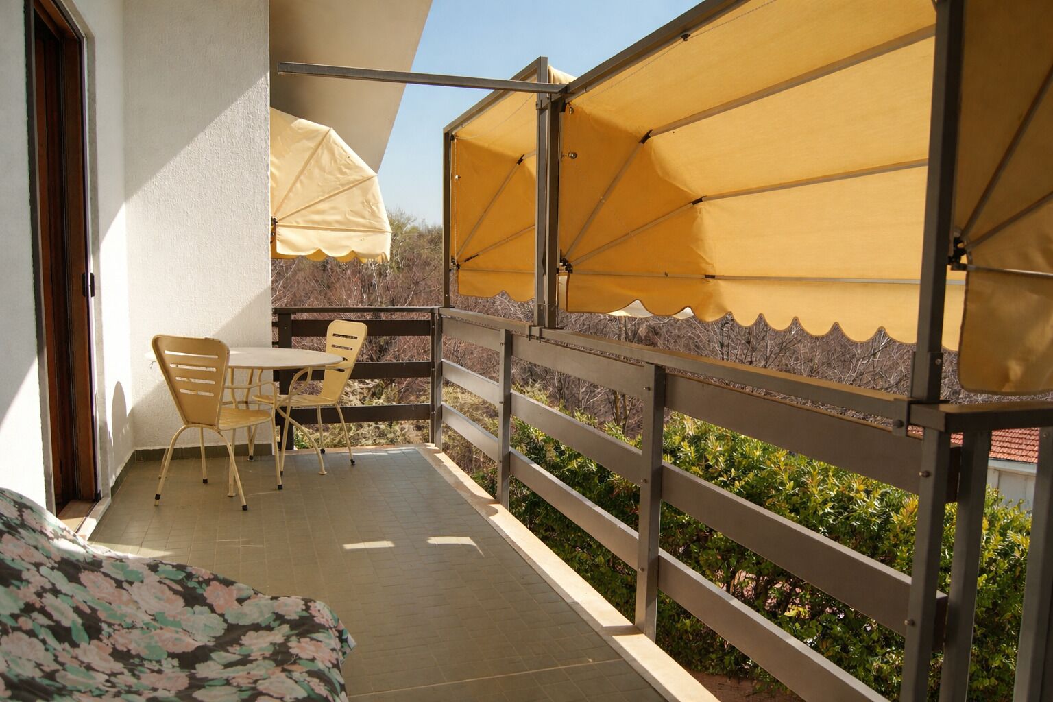 Comfort appartement, uitzicht op tuin | Buiten dineren