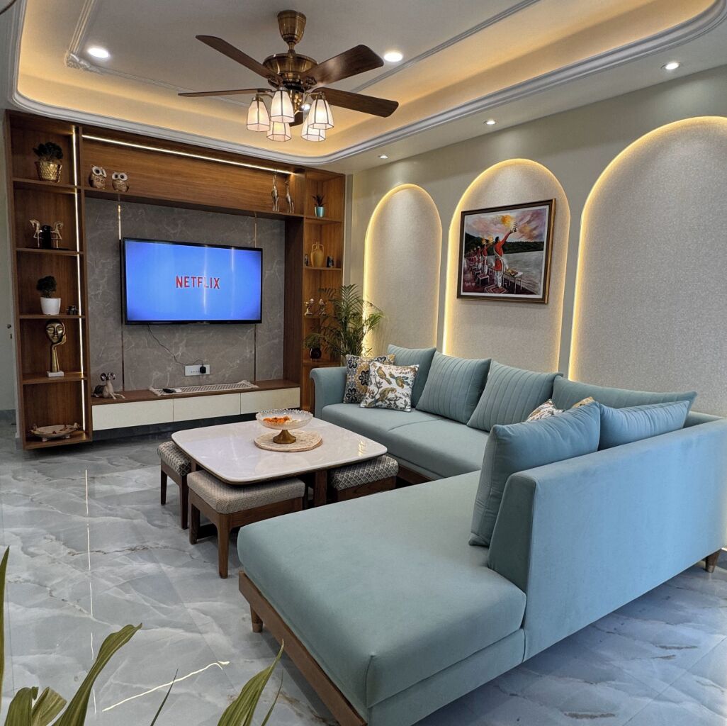 Apartment, Balcony, Mountain View | Living area