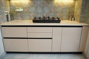 Apartment, Balcony, Mountain View | Private kitchen - GGH - Ganga Side Bliss Apartment (Rishikesh)