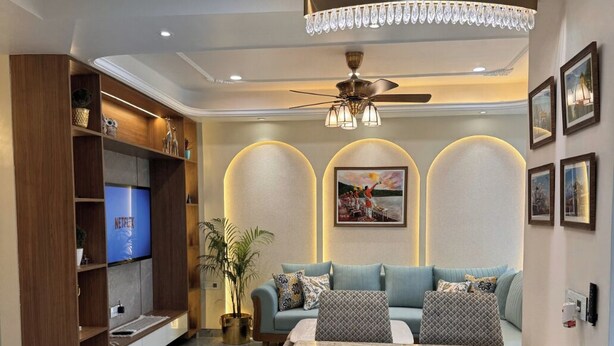 Apartemen, balkon, pemandangan gunung | Area keluarga | TV layar datar