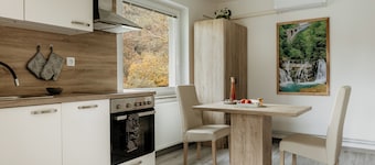 Prečudovit apartma v neposredni bližini Soteske Vintgar in objemu zelenih gozdov