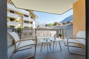 Terrace/patio - Alpine - Modern 2PAX | Near train station & thermal baths | Peaceful (Saint-Gervais-les-Bains)