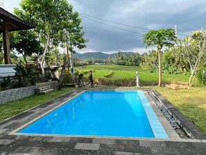 Standard Double Room, Park View | Pool | Outdoor pool - Mejan Beach Home Stay (Selemadeg)