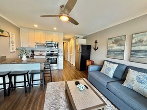 Living area - Ocean View - Ocean Villas B235 is brought to you by OSRP (Hilton Head Island)