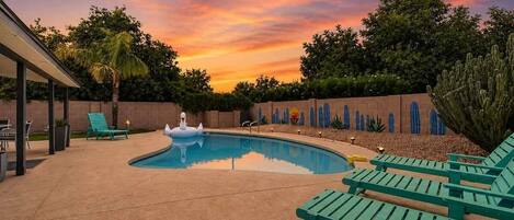 Una piscina climatizada