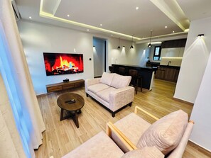 Living area - Modern 2BR Garden Home . BBQ . Sereni Homes (Arusha)