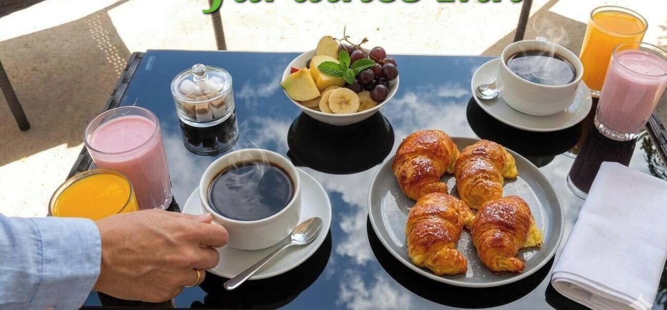 Kontinental frokost er inkludert hver dag