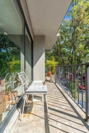 Terrace/patio - Q1 3BR/2Baths in Roma Norte (Mexico City)
