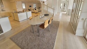 Villa, 3 Bedrooms, Private Pool | Dining - The Dream House By The Glittering Lake Vättern! (Motala)