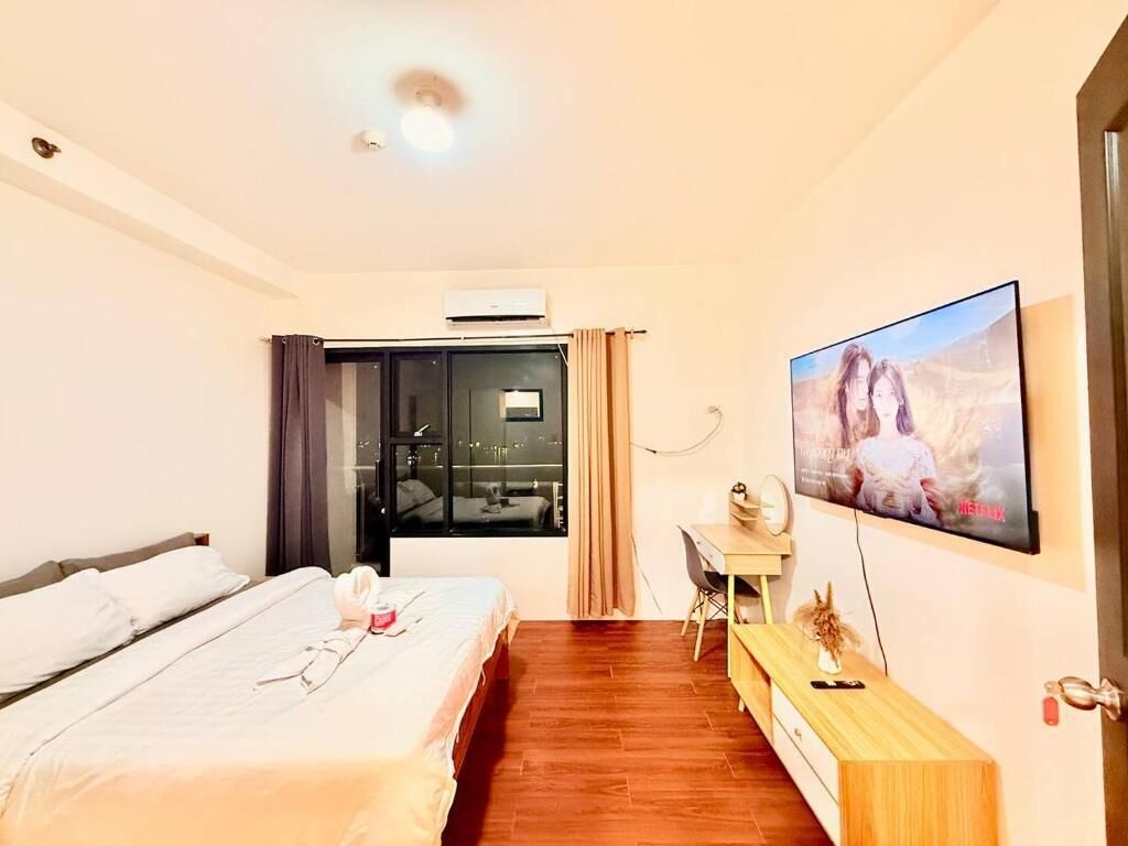 Căn hộ, 1 phòng ngủ, phòng tắm riêng, quang cảnh biển | Két bảo mật tại phòng, bàn, khu vực làm việc phù hợp cho laptop 