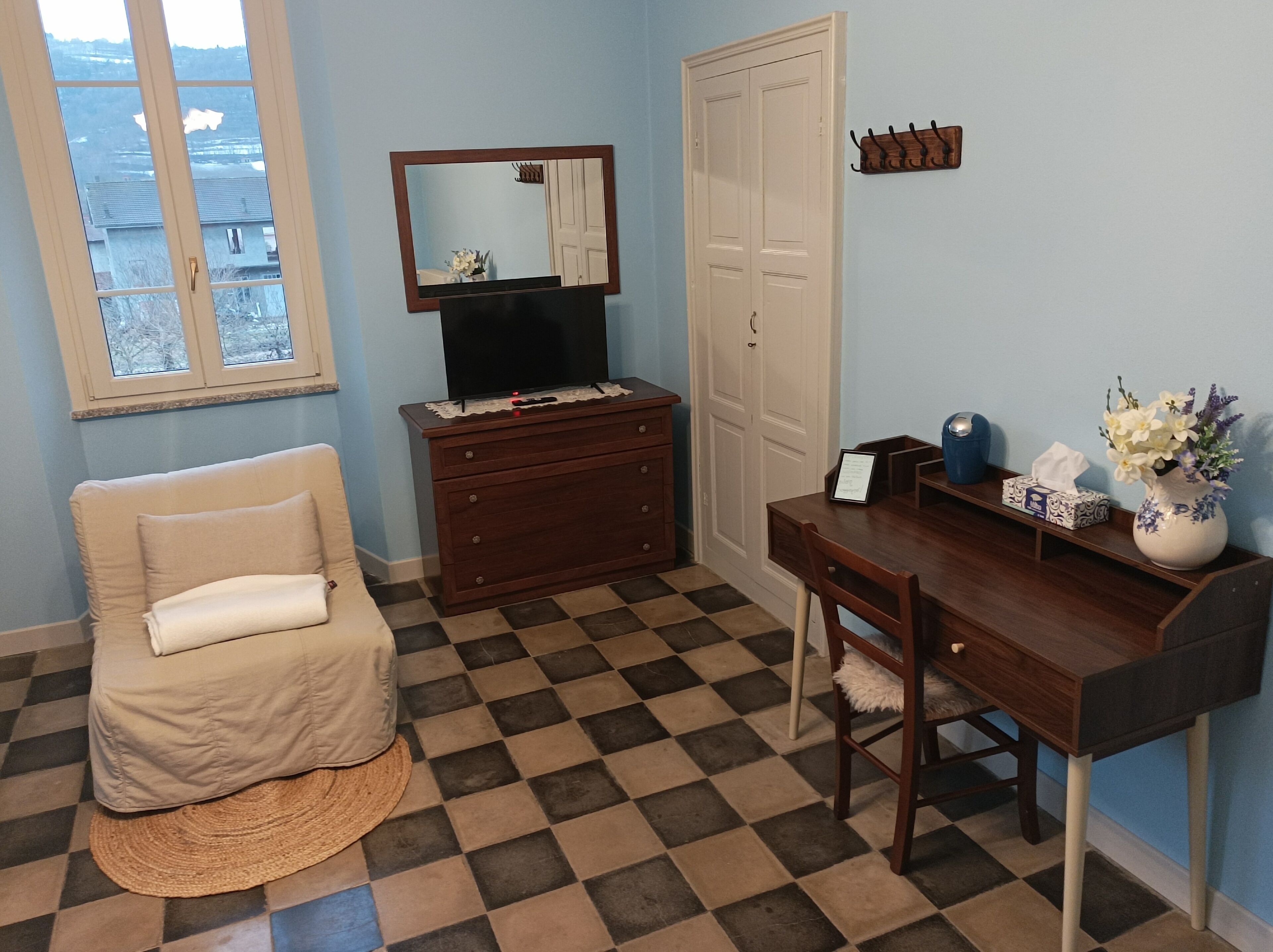 Chambre Quadruple Familiale, vue jardin | Intérieur