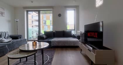 Spacious Modern 2BR In Wembley Stadium l Sleeps 8