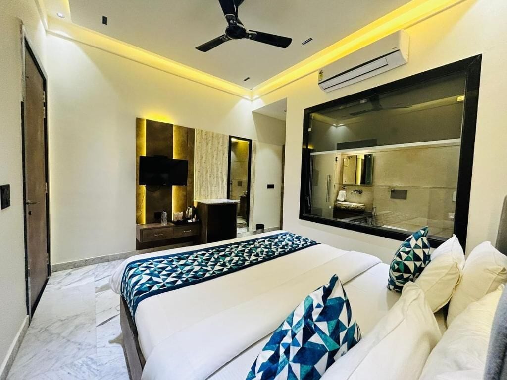 Habitación Deluxe doble | Escritorio y wifi gratis