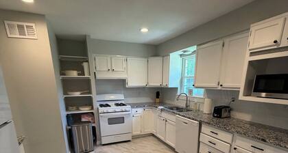 New and clean 3BR 1.5 bath with king bed and 2 queens. 5 minutes from anything.