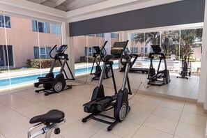 Fitness facility - New Arubaslife Duplex 155 m2 Palm Beach Aruba 3BR/3BA  10 Pax max (Noord)
