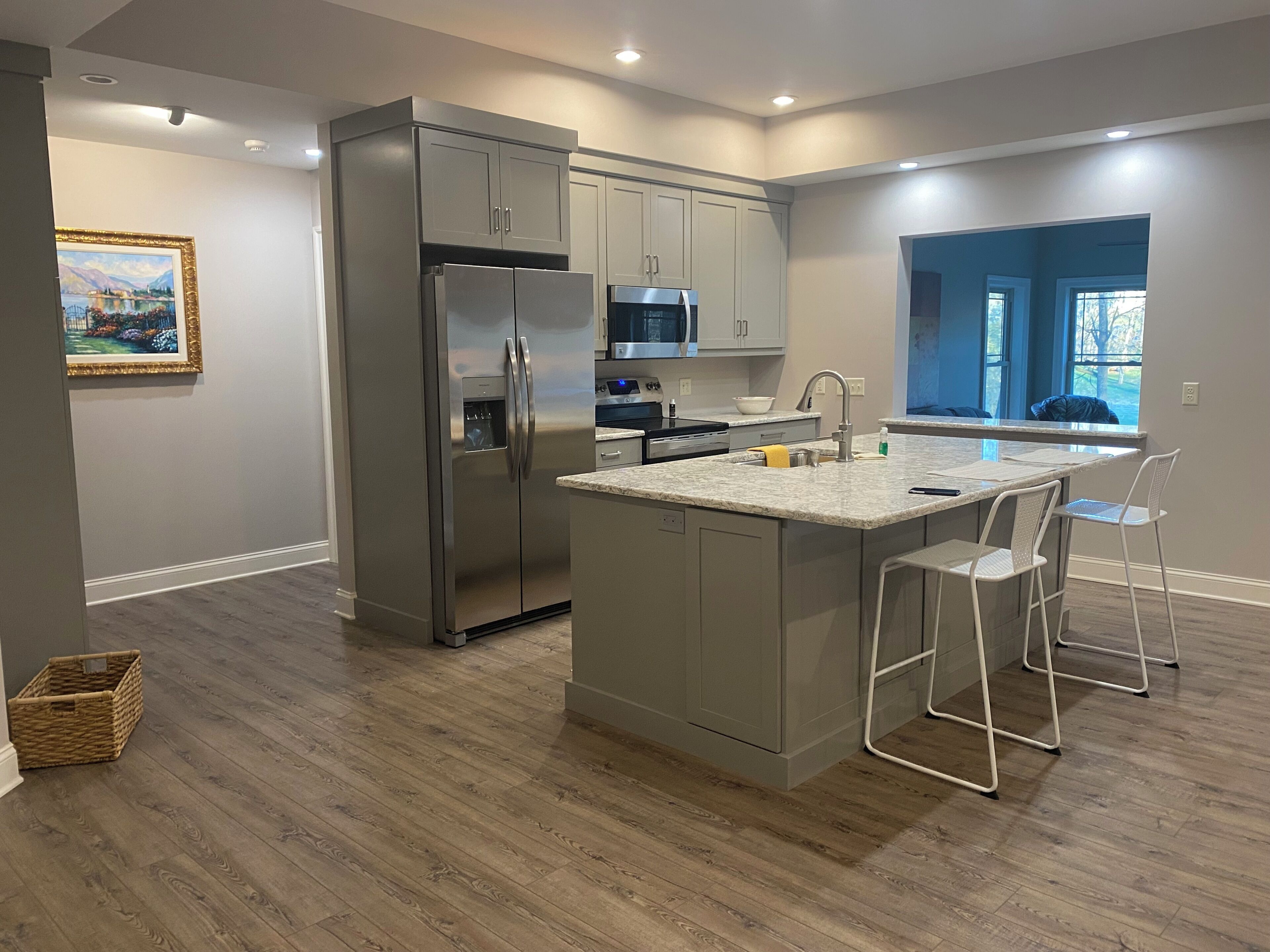 Apartamento familiar, vistas al jardín | Cocina privada