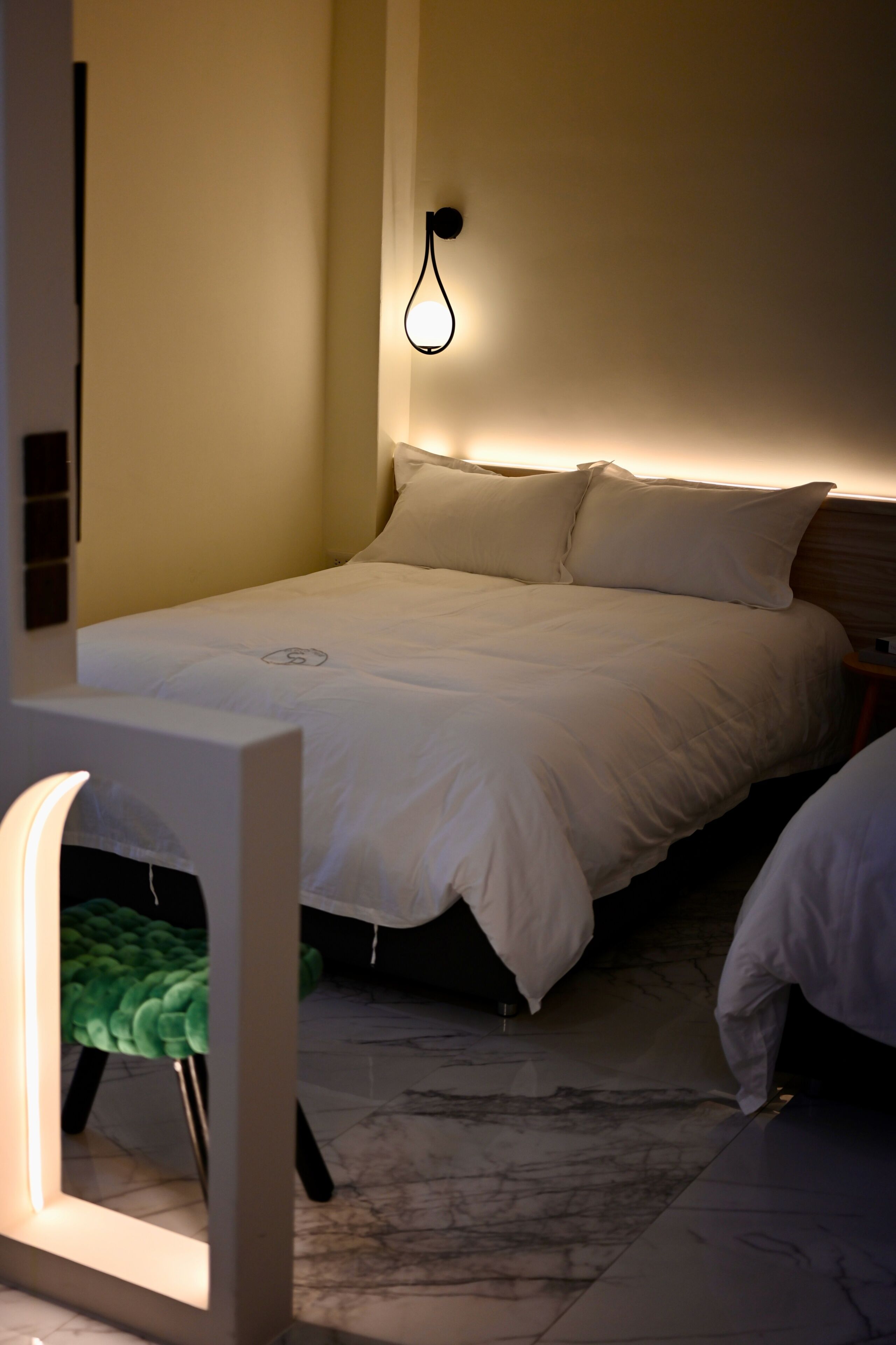 Senior Quadruple Room, Balcony, Bay View | Laptop workspace, free WiFi, bed sheets