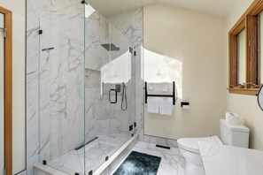 Shower, towels