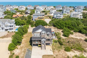 Exterior - Saltwater Pool | Hot Tub | Rec Room | Dogs OK (Corolla)