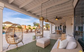 Outdoor dining - Luxury Oasis | Slide Pool, Pickleball, Game Room (Scottsdale)