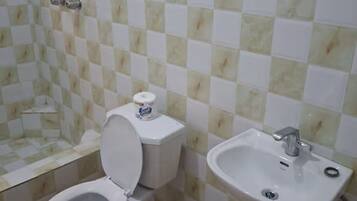 SĂšche-cheveux, serviettes fournies, savon, papier toilette