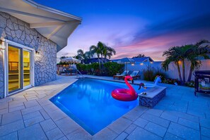 Pool - Luxury Tropical Oasis Saltwater Pool + Game Room (Largo)