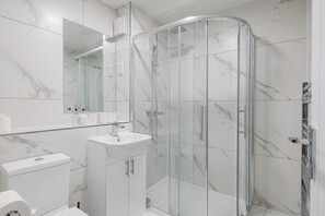Towels, soap, toilet paper