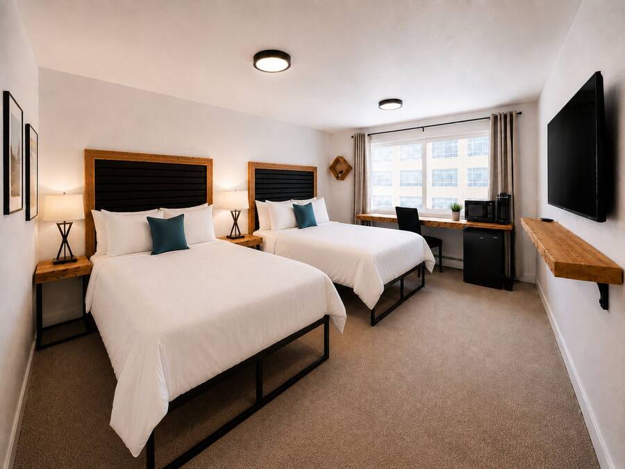 Deluxe Double Room, 2 Queen Beds, Non Smoking