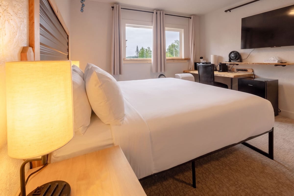 Standard Single Room, 1 King Bed, Non Smoking | Desk, laptop workspace, blackout drapes, iron/ironing board (on request)