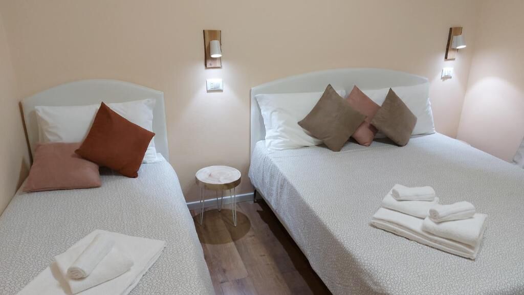 Family Double Room, Balcony, Garden View | In-room safe, soundproofing, iron/ironing board, free WiFi