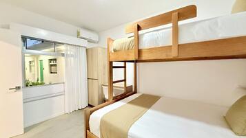 In-room safe, desk, iron/ironing board, travel crib
