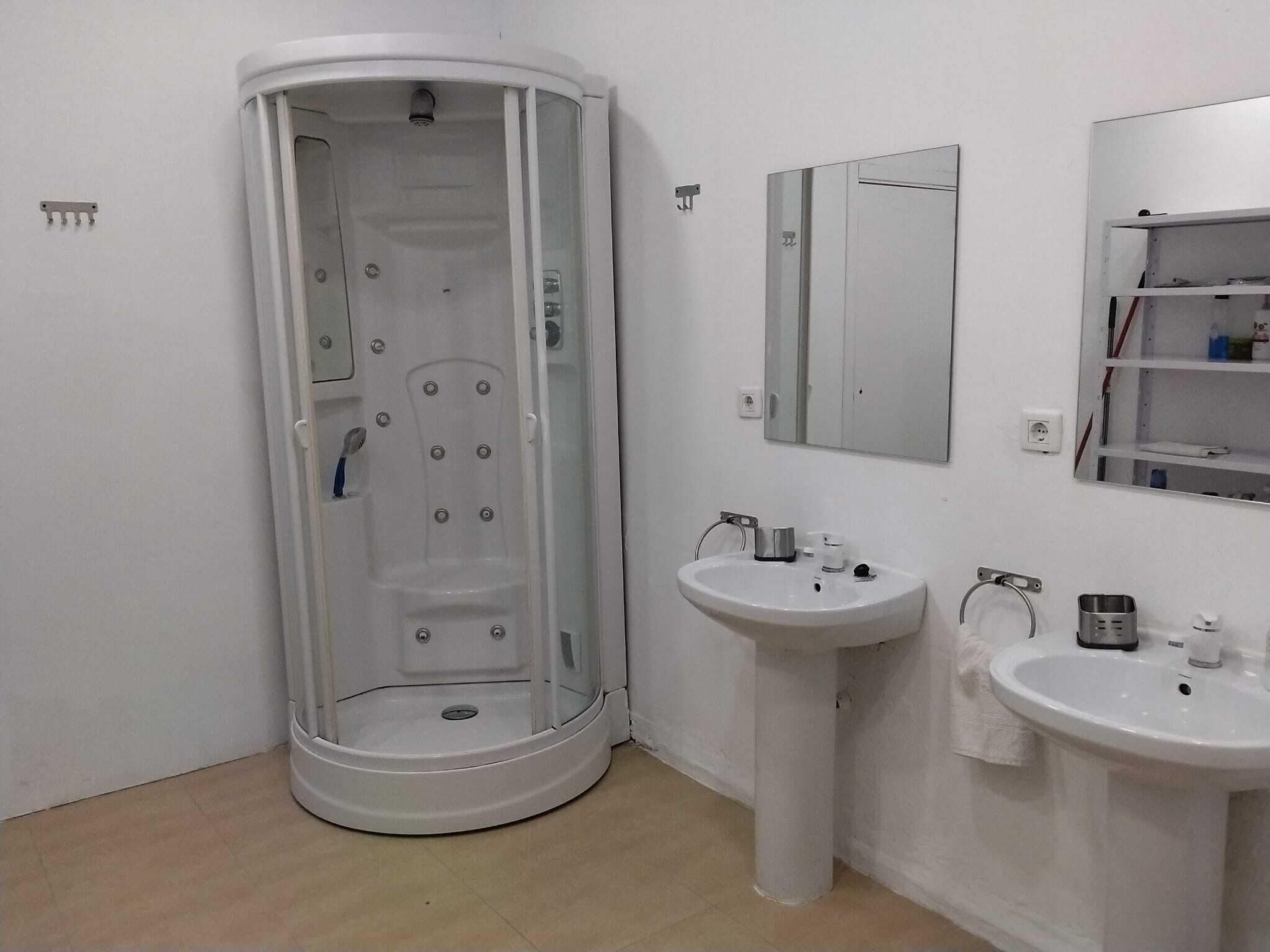 Towels, soap, toilet paper