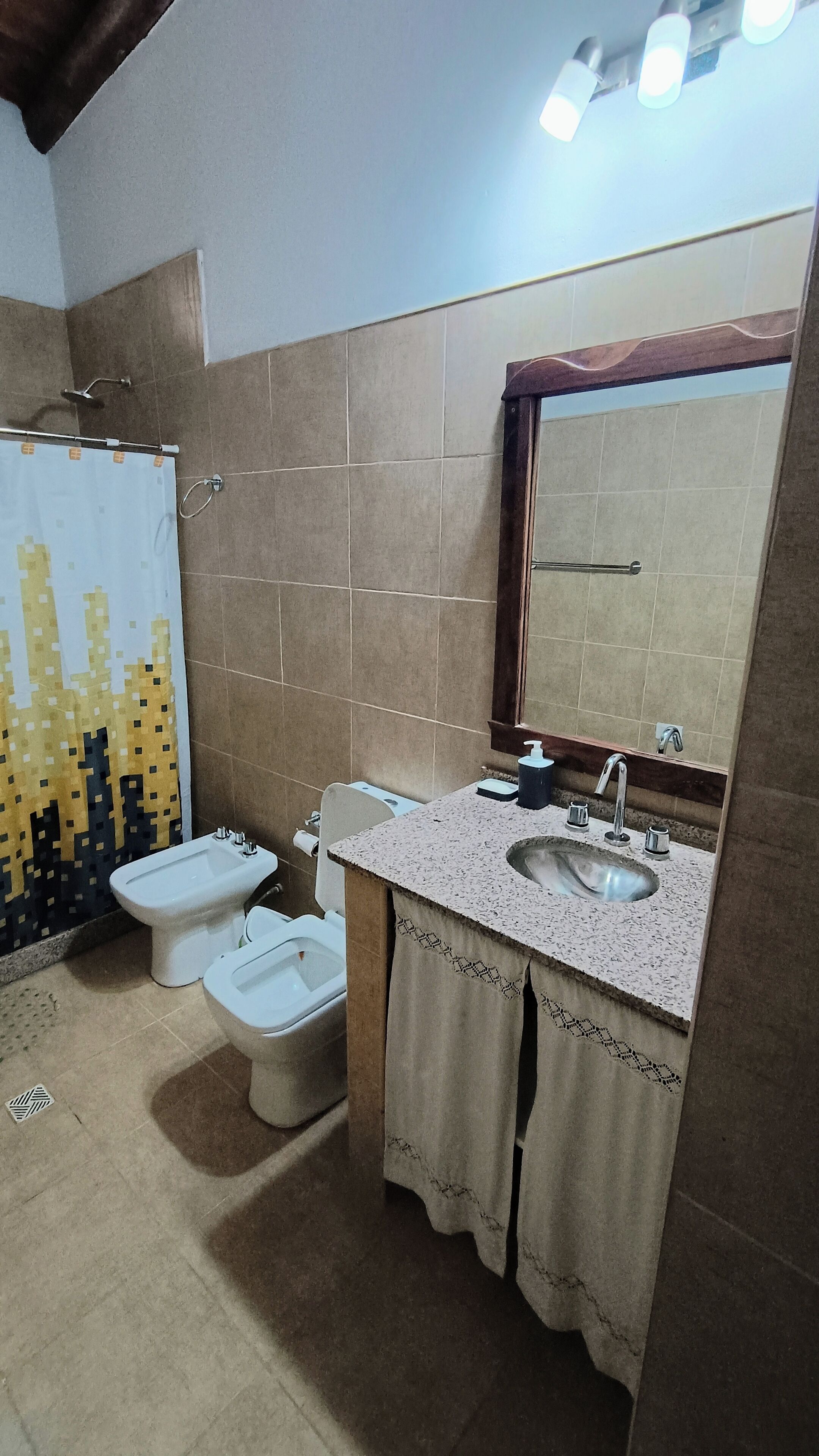 Towels, soap, toilet paper