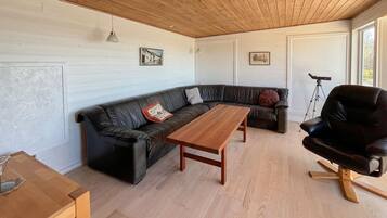 Televisie en een open haard