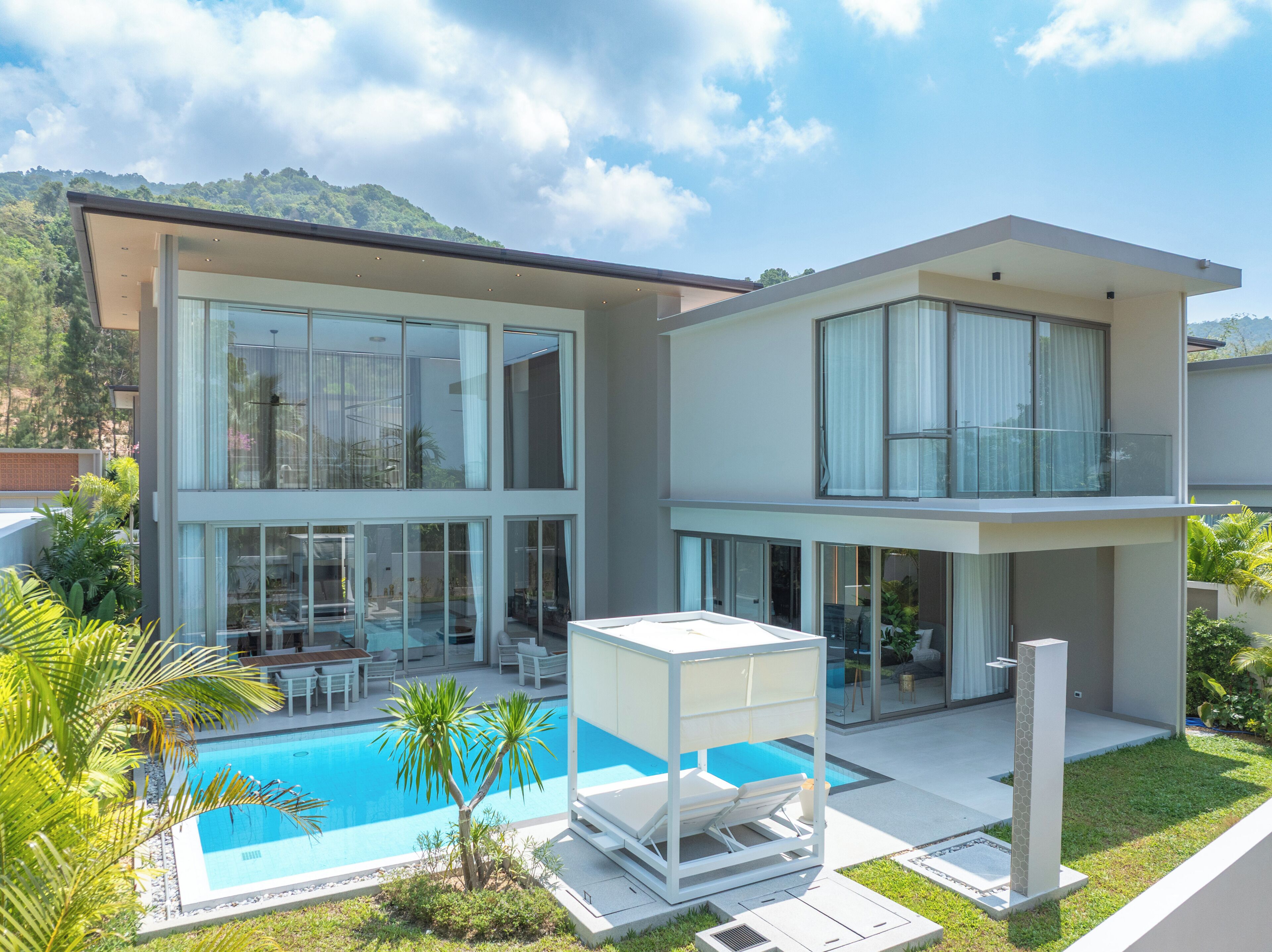 Villa, 3 soverom, balkong, bassengutsikt | Basseng | Utendørsbasseng