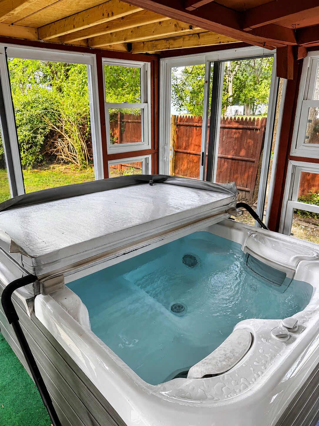 Bubbelpool inomhus