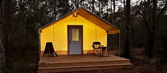 Romantic Safari Tent • Private Bath • Fire Pit
